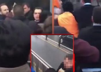 Metrobüs tacizcisi, öfkeli grubun elinden zor kurtuldu