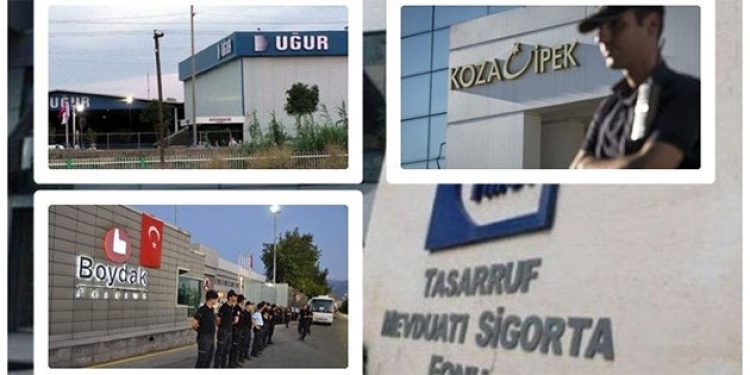 Katil sivillerden sonra, şirket yağmalayan kayyımları da korumaya aldılar.