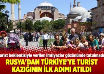 Rusya’dan Türkiye’ye turist kazığının ilk adımı atıldı