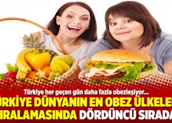 Türkiye, Dünya’nın en obez dördüncü ülkesi