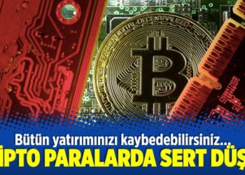 Kripto paralarda sert düşüş