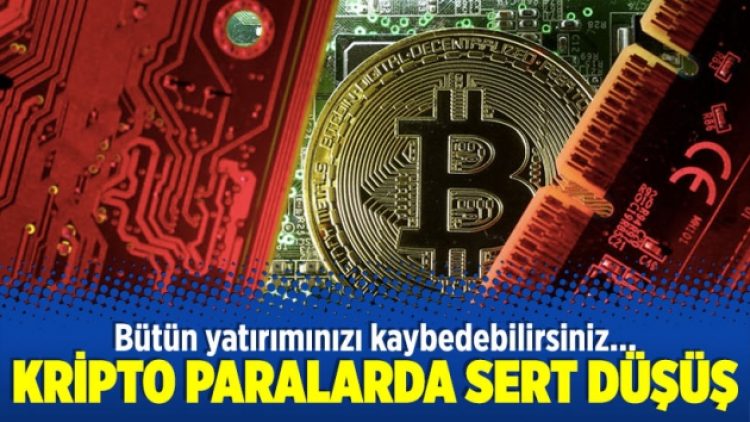 Kripto paralarda sert düşüş