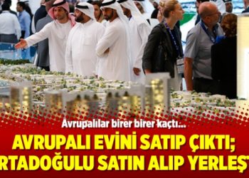 Avrupalı evini satıp çıktı; Ortadoğulu satın alıp yerleşti
