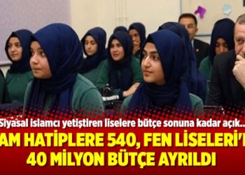 İmam Hatiplere 540, Fen Liseleri’ne 40 milyon bütçe ayrıldı