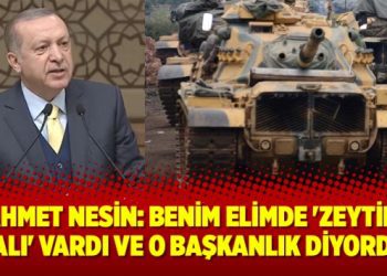 Ahmet Nesin: Benim elimde ‘Zeytin Dalı’ vardı ve o başkanlık diyordu