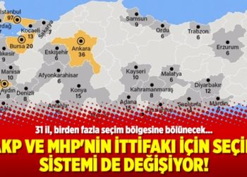 AKP ve MHP’nin ittifakı için seçim sistemi de değişiyor!