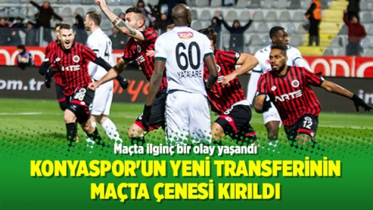 Konyaspor’un yeni transferinin maçta çenesi kırıldı