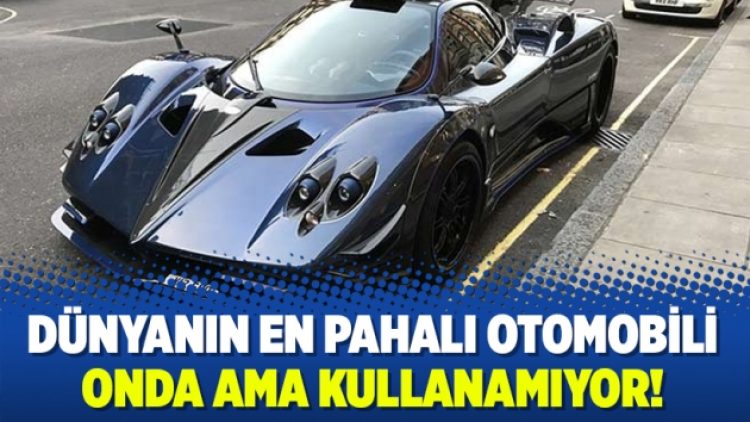 Dünyanın en pahalı otomobilini alıp kullanamayan Türk işadamı