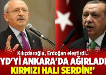 Kılıçdaroğlu: PYD’yi Ankara’da ağırladın, kırmızı halı serdin!