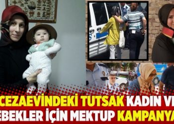 Cezaevindeki tutsak kadın ve bebekler için mektup kampanyası