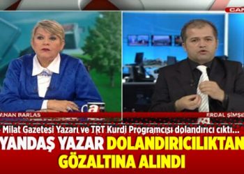 ​Yandaş yazar dolandırıcılıktan gözaltına alındı
