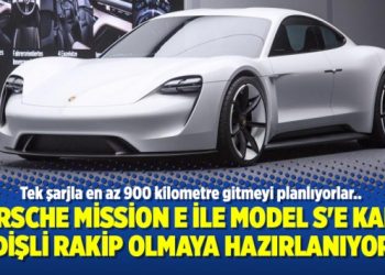 Porsche Mission E ile Model S’e karşı dişli rakip olmaya hazırlanıyor