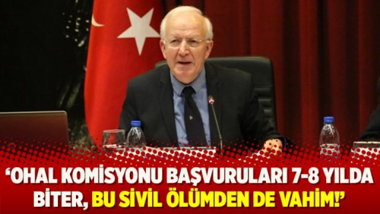 Prof. Kaboğlu: OHAL Komisyonu başvuruları 7-8 yılda biter, bu sivil ölümden de vahim!