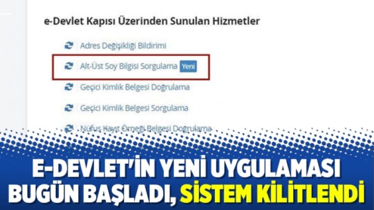 E-Devlet’in yeni uygulaması bugün başladı, sistem kilitlendi