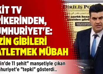 Akit TV spikerinden, Cumhuriyet’e: Sizin gibileri katletmek mübah