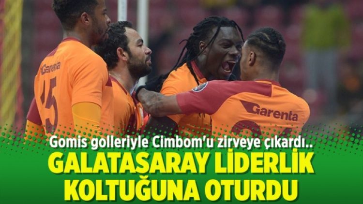 Galatasaray liderlik koltuğuna oturdu