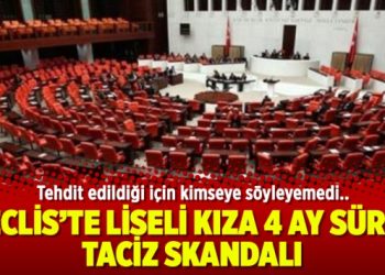 Meclis’te liseli kıza 4 ay süren taciz skandalı