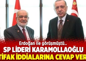 Erdoğan ile görüşen Karamollaoğlu, ittifak iddialarına cevap verdi