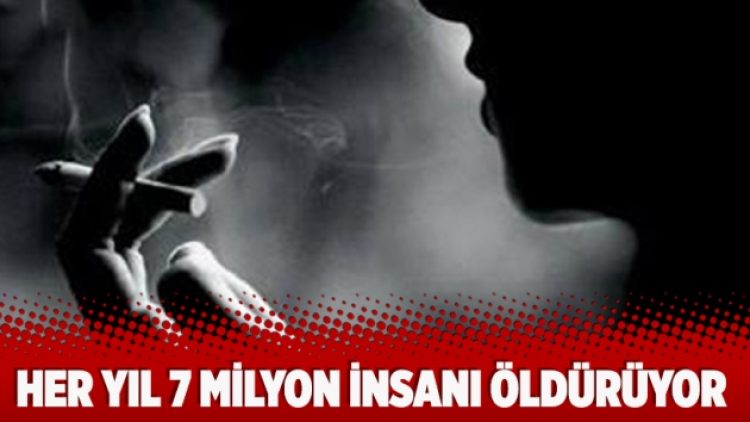 Her yıl 7 milyon insanı öldürüyor