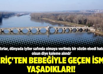 Meriç’ten bebeğiyle geçen ismin yaşadıkları!