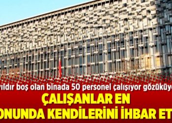 AKM çalışanları en sonunda kendilerini ihbar etti