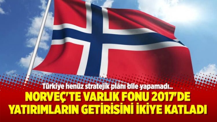 Norveç’te Varlık Fonu 2017’de yatırımların getirisini ikiye katladı