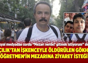 Veli Saçılık’tan işkenceyle öldürülen Gökhan Öğretmen’in mezarına ziyaret isteği