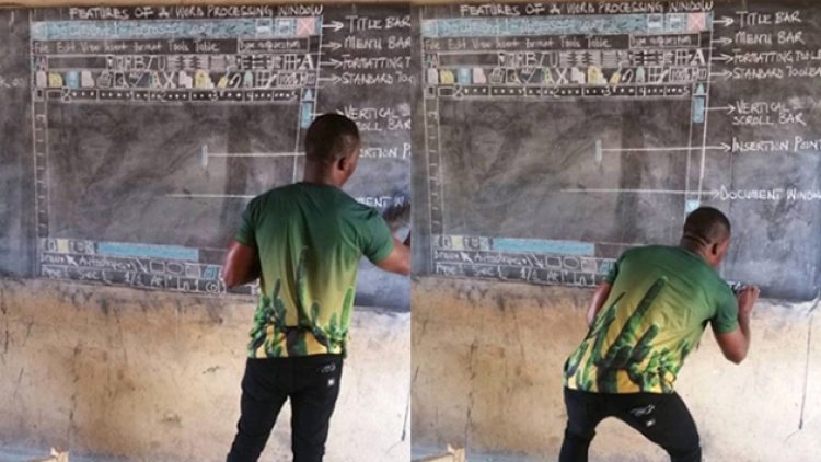 ​Kara tahtada bilgisayar öğretti, Microsoft özür diledi