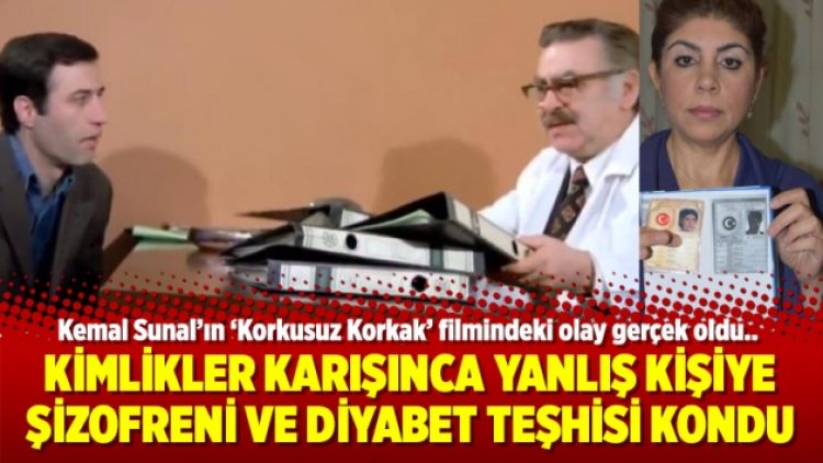 Kimlikler karışınca yanlış kişiye şizofreni ve diyabet teşhisi kondu