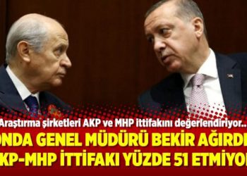 Konda Genel Müdürü Bekir Ağırdır: AKP-MHP ittifakı yüzde 51 etmiyor