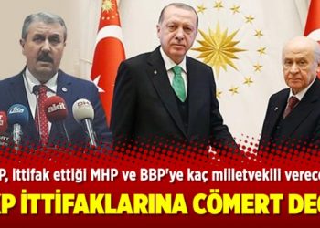 AKP ittifaklarına cömert değil