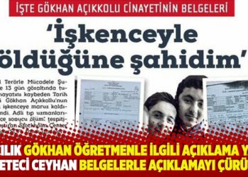 Savcılık Gökhan öğretmenle ilgili açıklama yaptı; Gazeteci Ceyhan belgelerle açıklamayı çürüttü