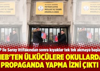 MEB’ten ülkücülere okullarda propaganda yapma izni çıktı