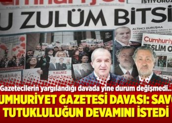 Cumhuriyet Gazetesi Davası: Savcı tutukluluğun devamını istedi