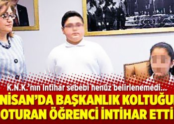 ‘23 Nisan başkanı’ öğrenci intihar etti
