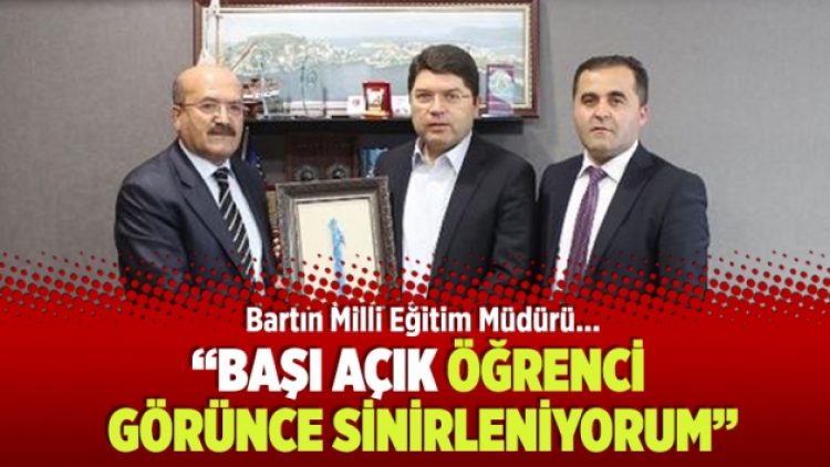 Milli eğitim müdürü yöneticileri fırçalamış: Başı açık öğrenci görünce sinirleniyorum