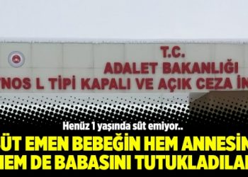 Süt emen bebeğin hem annesini hem de babasını tutukladılar