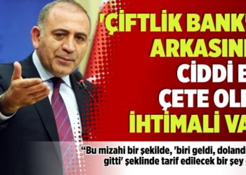 ‘Çiftlik Bank’ın arkasında ciddi bir çete olma ihtimali var’