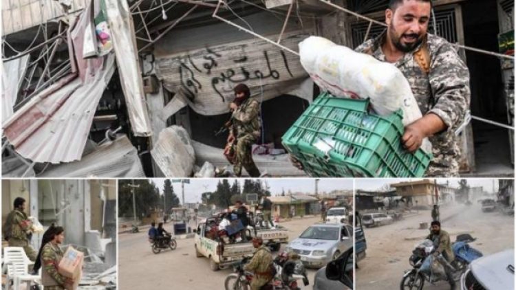 AFP, ÖSO askerlerinin yağma yaptığı o fotoğrafları servis etti