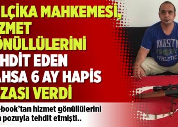 Belçika mahkemesi, hizmet gönüllülerini tehdit eden şahsa 6 ay hapis cezası verdi