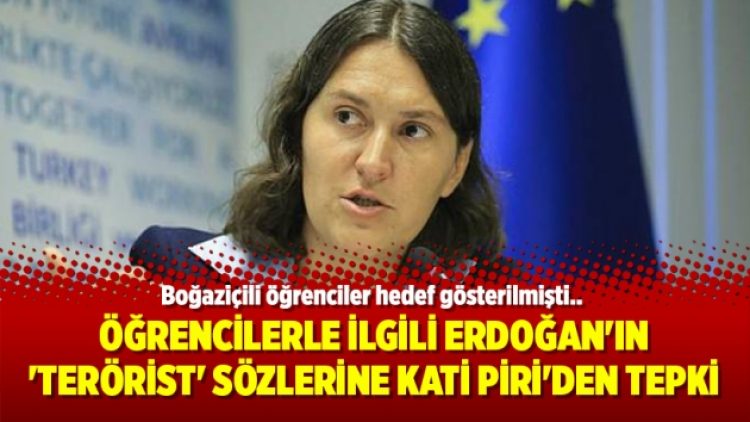 Öğrencilerle ilgili Erdoğan’ın ‘terörist’ sözlerine Kati Piri’den tepki