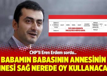 Babamın babasının annesinin annesi sağ nerede oy kullanacak?