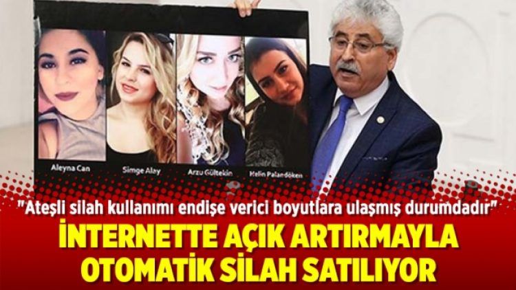 İnternette açık artırmayla otomatik silah satılıyor