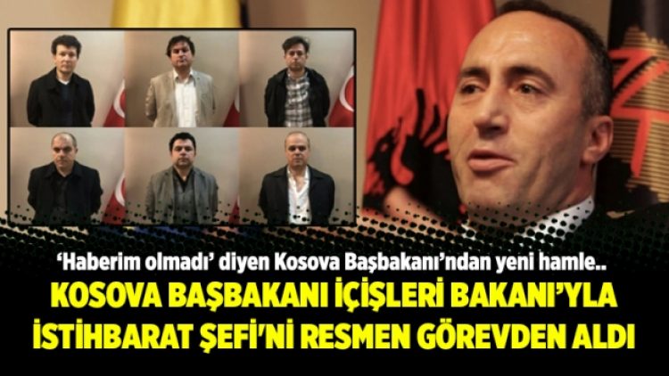 Kosova Başbakanı İçişleri Bakanı’yla İstihbarat Şefi’ni resmen görevden aldı