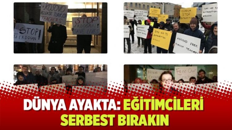 Dünya ayakta: Eğitimcileri serbest bırakın