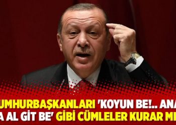 “Cumhurbaşkanları ‘Koyun be!.. Ananı da al git be’ gibi cümleler kurar mı?”