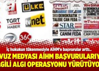 Havuz medyası AİHM başvurularıyla ilgili algı operasyonu yürütüyor
