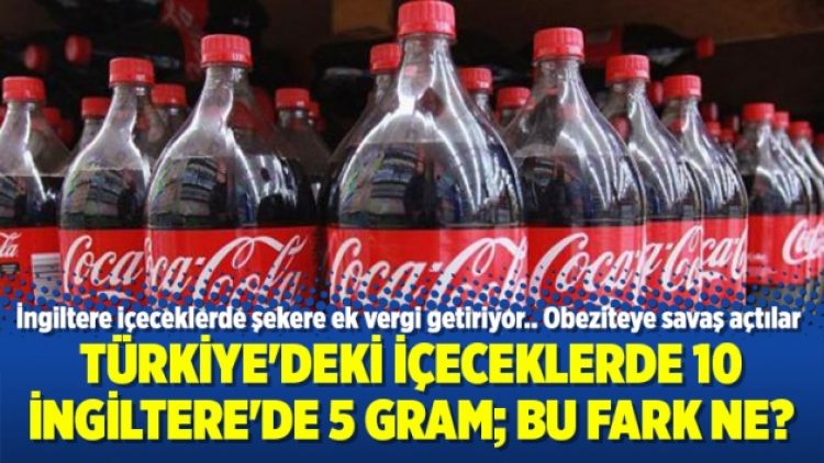 Türkiye’deki içeceklerde 10 İngiltere’de 5 gram; Bu fark ne?
