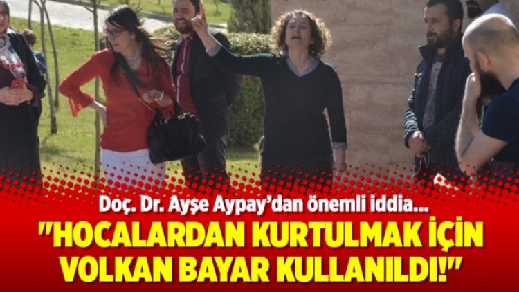 “Hocalardan kurtulmak için Volkan Bayar kullanıldı!”