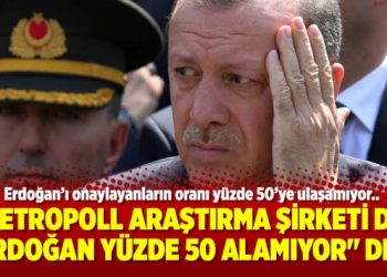 Metropoll Araştırma Şirketi de “Erdoğan yüzde 50 alamıyor” dedi